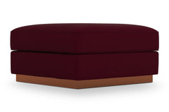 Harper Ottoman :: Leg Finish: Pecan / Size: 35x35