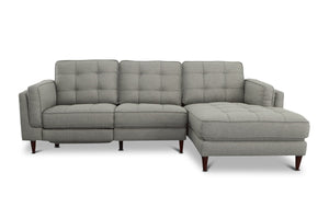 Keating 2pc Sectional Sofa with Power Footrest
