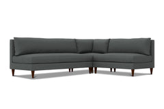 Magnolia Armless 3pc Modular Sectional Sofa