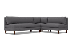 Magnolia Armless 3pc Modular Sectional Sofa
