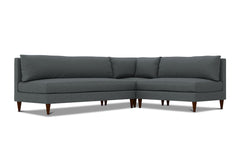 Magnolia Armless 3pc Modular Sectional Sofa