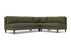 Magnolia Armless 3pc Modular Sectional Sofa