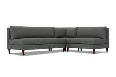 Magnolia Armless 3pc Modular Sectional Sofa
