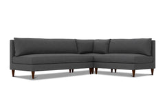 Magnolia Armless 3pc Modular Sectional Sofa