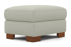 Melrose Ottoman :: Leg Finish: Pecan / Size: 23x30