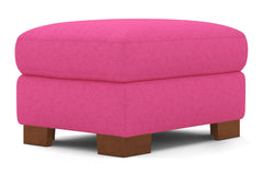 Melrose Ottoman :: Leg Finish: Pecan / Size: 23x30