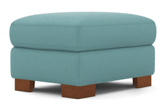 Melrose Ottoman :: Leg Finish: Pecan / Size: 23x30