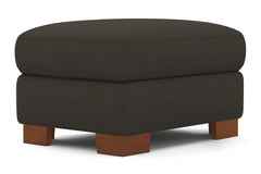 Melrose Ottoman :: Leg Finish: Pecan / Size: 23x30