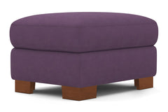 Melrose Ottoman :: Leg Finish: Pecan / Size: 23x30