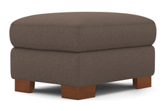 Melrose Ottoman :: Leg Finish: Pecan / Size: 23x30