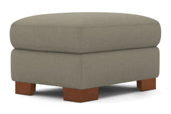 Melrose Ottoman :: Leg Finish: Pecan / Size: 23x30