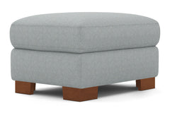 Melrose Ottoman :: Leg Finish: Pecan / Size: 23x30