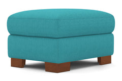 Melrose Ottoman :: Leg Finish: Pecan / Size: 23x30