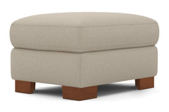 Melrose Ottoman :: Leg Finish: Pecan / Size: 23x30