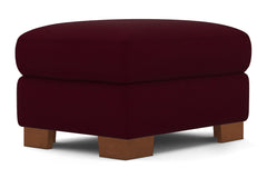 Melrose Ottoman :: Leg Finish: Pecan / Size: 23x30