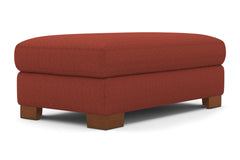 Melrose Ottoman :: Leg Finish: Pecan / Size: 28x48