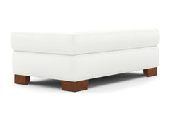 Melrose Ottoman :: Leg Finish: Pecan / Size: 28x48