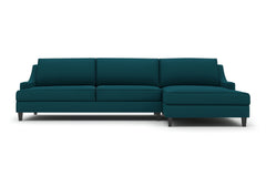 Soto 2pc Sectional Sofa :: Leg Finish: Espresso / Configuration: RAF - Chaise on the Right