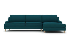 Soto 2pc Sectional Sofa :: Leg Finish: Weathered Oak / Configuration: RAF - Chaise on the Right