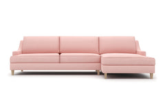 Soto 2pc Sectional Sofa :: Leg Finish: Weathered Oak / Configuration: RAF - Chaise on the Right