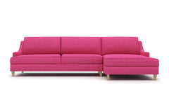 Soto 2pc Sectional Sofa :: Leg Finish: Weathered Oak / Configuration: RAF - Chaise on the Right