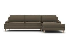 Soto 2pc Sectional Sofa :: Leg Finish: Weathered Oak / Configuration: RAF - Chaise on the Right