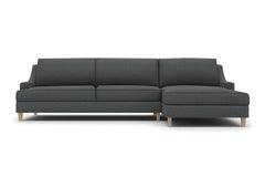 Soto 2pc Sectional Sofa :: Leg Finish: Weathered Oak / Configuration: RAF - Chaise on the Right