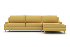 Soto 2pc Sectional Sofa :: Leg Finish: Weathered Oak / Configuration: RAF - Chaise on the Right