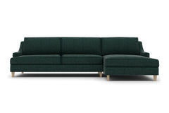 Soto 2pc Sectional Sofa :: Leg Finish: Weathered Oak / Configuration: RAF - Chaise on the Right