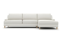 Soto 2pc Sectional Sofa :: Leg Finish: Weathered Oak / Configuration: RAF - Chaise on the Right