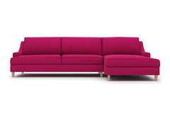 Soto 2pc Sectional Sofa :: Leg Finish: Weathered Oak / Configuration: RAF - Chaise on the Right
