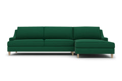 Soto 2pc Sectional Sofa :: Leg Finish: Weathered Oak / Configuration: RAF - Chaise on the Right