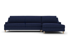 Soto 2pc Sectional Sofa :: Leg Finish: Weathered Oak / Configuration: RAF - Chaise on the Right