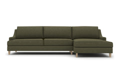 Soto 2pc Sectional Sofa :: Leg Finish: Weathered Oak / Configuration: RAF - Chaise on the Right