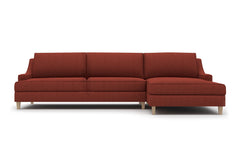 Soto 2pc Sectional Sofa :: Leg Finish: Weathered Oak / Configuration: RAF - Chaise on the Right