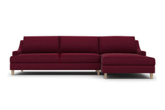 Soto 2pc Sectional Sofa :: Leg Finish: Weathered Oak / Configuration: RAF - Chaise on the Right
