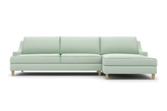 Soto 2pc Sectional Sofa :: Leg Finish: Weathered Oak / Configuration: RAF - Chaise on the Right