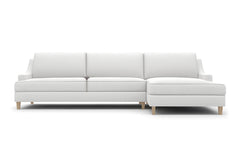 Soto 2pc Sectional Sofa :: Leg Finish: Weathered Oak / Configuration: RAF - Chaise on the Right
