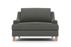 Soto King Chair :: Leg Finish: Weathered Oak