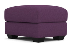 Tuxedo Ottoman :: Leg Finish: Espresso / Size: 23x30