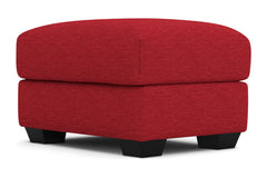 Tuxedo Ottoman :: Leg Finish: Espresso / Size: 23x30