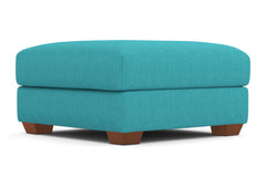 Tuxedo Ottoman :: Leg Finish: Pecan / Size: 39x39