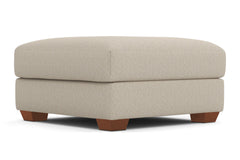 Tuxedo Ottoman :: Leg Finish: Pecan / Size: 39x39