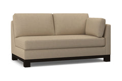 Avalon Right Arm Apartment Size Sofa :: Leg Finish: Espresso / Configuration: RAF - Chaise on the Right