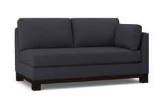 Avalon Right Arm Apartment Size Sofa :: Leg Finish: Espresso / Configuration: RAF - Chaise on the Right