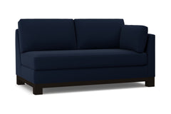 Avalon Right Arm Apartment Size Sofa :: Leg Finish: Espresso / Configuration: RAF - Chaise on the Right