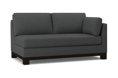 Avalon Right Arm Apartment Size Sofa :: Leg Finish: Espresso / Configuration: RAF - Chaise on the Right