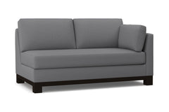 Avalon Right Arm Apartment Size Sofa :: Leg Finish: Espresso / Configuration: RAF - Chaise on the Right