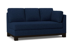 Avalon Right Arm Apartment Size Sofa :: Leg Finish: Espresso / Configuration: RAF - Chaise on the Right