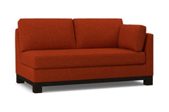Avalon Right Arm Apartment Size Sofa :: Leg Finish: Espresso / Configuration: RAF - Chaise on the Right